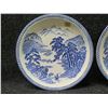 Image 2 : Qty 2 Asian Blue Scene Plates Made in Japan 12" dia
