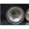 Image 2 : Qty 3 Metal Plates (2 marked Sterling) & Oval Sheffield Dish, Misc Sizes
