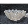 Image 2 : Qty 4 Zajecar Kristal & Cut Glass Candy Dishes & 1 Bowl w/ Scalloped Edges, Misc Sizes