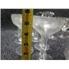 Image 8 : Multiple Etched Deco Antelope Champagne Glasses, 2 Bowls & Pitcher