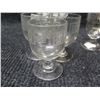 Image 8 : Multiple Cut Glass Footed Goblets & Parfait Glassware, Misc Sizes
