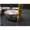 Image 8 : Qty 5 Famille Rose Bowls Decorated in Hong Kong 4.5" dia, 2"H