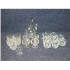 Image 2 : Multiple Stemmed Dessert & Cut Glass Juice Glassware, Mugs w/ Handles & Pitcher, Misc Sizes