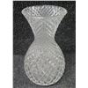 Image 1 : Cut Glass Vase 12"H