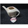 Image 8 : Qty 4 Teapots: Winfield Geometric Shape, 2 Tall Floral (1 Handle Broken), etc Misc Sizes