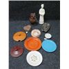Image 1 : Multiple Plates, Trinket Boxes, Lids, Ashtray, Figurine, etc