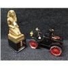 Image 1 : Ezra Brooks Egyptian Pharaoh Decanter & Beam 4.5 Vintage Car Bottle