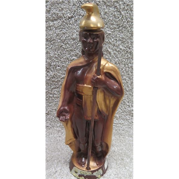 Beam 100 Months Old Bourbon Whiskey King Kamehameha Decanter (empty) 15"H
