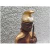 Image 2 : Beam 100 Months Old Bourbon Whiskey King Kamehameha Decanter (some liquid inside) 15"H