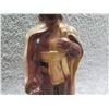 Image 3 : Beam 100 Months Old Bourbon Whiskey King Kamehameha Decanter (some liquid inside) 15"H