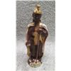 Image 1 : Beam 100 Months Old Bourbon Whiskey King Kamehameha Decanter (some liquid inside) 15"H