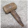 Image 1 : Vintage Mallet w/ Wooden Handle 3"W x 5"L