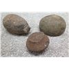 Image 1 : Qty 3 Porous Stones, Misc Sizes (Origin & Date Unknown)