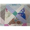 Image 7 : Geometric Design Quilt 80"x67"