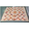 Image 1 : Flower Design Quilt 77"x63"