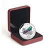 Image 3 : 2015 $10 Colourful Songbirds of Canada: Violet-Green Swallow - Pure Silver Coin