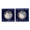 Image 1 : Lot 2 Pobjoy mint Limited Task Force 1982 Silver Medallions
