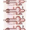 Image 2 : Bank of Canada 1986 $2 Uncut Sheet - 40 Banknotes