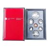 Image 1 : RCM 1987 Proof Coin Set w/ Silver Dollar Leather Case