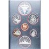 Image 3 : RCM 1982 Proof Coin Set w/ Silver Dollar Leather Case