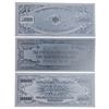 Image 2 : USA Fine Silver Leaf Collector Notes - $5000. 10,000. 100,000. Set of 3