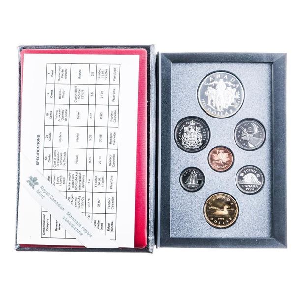 RCM 1994 Proof Set w/ Sterling Silver Dollar