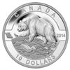 Image 1 : 2014 $10 O Canada: Grizzly Bear - Pure Silver Coin