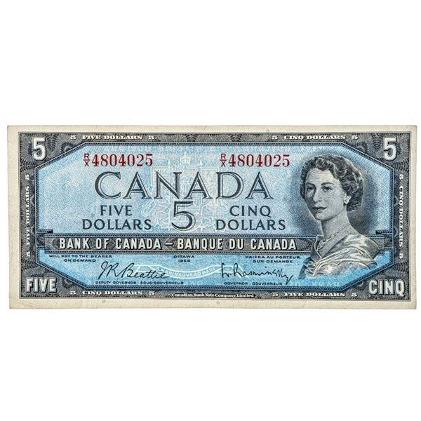 Bank of Canada 1954 $5 B/R (025)