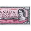 Image 3 : Bank of Canada 1954 $1000 -Thiessen - Crow (AK) Low Printing -240,000 Only  - Choice UNC .-Printing 