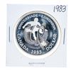 Image 1 : 1983 $1 WORLD UNIVERSITY GAMES - SILVER DOLLAR B.U.