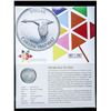 Image 1 : 1867-1967 Canada - Confederation, From Sea to Sea, Silver Dollar w/ Giclee Art Card Display.