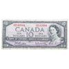 Image 1 : Bank of Canada 1954 $10 - Modified Portrait