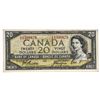 Image 1 : Bank of Canada 1954 $20 - Modified Portrait