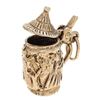 Image 1 : 10kt Gold Solid Beer Stein Pendant