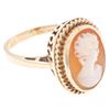 Image 2 : 10kt Yellow Gold Cameo Ring