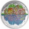 Image 1 : 2016 $20 Landscape Illusion: Butterfly - Pure Silver Coin, Stock Photo Used For Listing, Coin May Sh