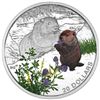 Image 1 : 2016 $20 Baby Animals: Woodchuck - Pure Silver Coin