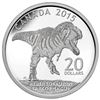 Image 1 : 2015 $20 Canadian Dinosaurs: Albertosaurus - Pure Silver Coin