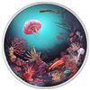 Image 1 : 2016 $30 Luminescent Life (Under the Sea) - Pure Silver Coin
