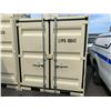 Image 1 : 8' BEIGE PORTABLE OFFICE CONTAINER W80" X L98" X H89" WITH WINDOW,