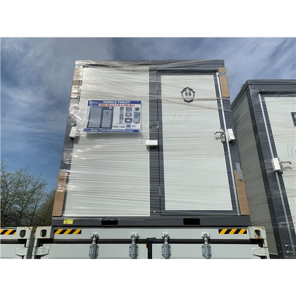 BASTONE LOCKING PORTABLE MOBILE SINGLE TOILET BATHHOUSE,