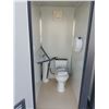Image 5 : BASTONE LOCKING PORTABLE MOBILE DOUBLE TOILET HOUSE, WITH TWO TOILETS,