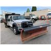 Image 3 : 2013 FORD F-550 XL SUPER DUTY DUMP SALTER, WHITE, VIN 1FDUF5HT3DEB48630