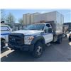 Image 1 : 2012 FORD F-450 SUPER DUTY XL, 2 DR PICK UP DUMP TRUCK, WHITE, VIN  1FDUF4HY9CEC89318