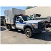 Image 2 : 2012 FORD F-450 SUPER DUTY XL, 2 DR PICK UP DUMP TRUCK, WHITE, VIN  1FDUF4HY9CEC89318