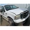 Image 3 : 2006 FORD F-250 XLT SUPER DUTY, 4DR EXTENDED CAB, WHITE, VIN 1FTSX20526EA39728