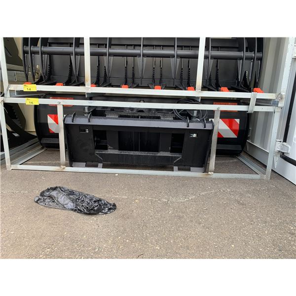 GREATBEAR YS-86 HYDRAULIC SKID STEER 86" PLOW ATTACHMENT