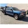 Image 2 : 2018 CHEVROLET SILVERADO, 4DR CREW CAB PU, BLUE, VIN # 3GCPCNEH3JG368834