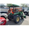 Image 3 : 2006 JOHN DEERE 400X TRACTOR W/BUCKET, GREEN, SERIAL #LV4120P317045