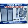 Image 2 : BASTONE LOCKING PORTABLE MOBILE SINGLE TOILET BATHHOUSE, WITH ONE TOILET, ONE SINK, SHOWER